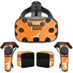 MightySkins Skin Compatible with HTC Vive – OCD Gymnast | Protective, Durable, and Unique Vinyl Decal wrap Cover | Easy to Apply, Remove, and Change Styles | Made in The USA