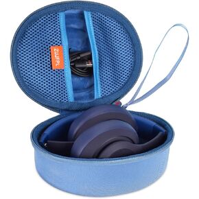 EVA Hard Case for Beats Solo3/Solo2 /Beats Studio Pro Wireless On-Ear Headphones,Premium Travel Protective Carrying Storage Bag(Black)