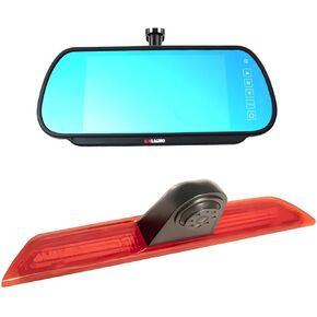 Compatible for Ford Transit 150 2015-2020, Transit 250 2015-2020, Transit 350/350 HD 2015-2020 Brake Light Backup Camera with 7 inch Monitor with Bracket(Transit Van)