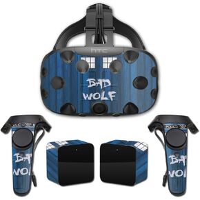MightySkins Skin Compatible with HTC Vive Full Coverage - Time Lord Box | Protective, Durable, and Unique Vinyl Decal wrap Cover | Easy to Apply, Remove, and Change Styles | Made in The USA