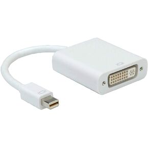 EZONEDEAL Mini DisplayPort to DVI, Gold-Plated Mini DP to DVI Male to Female Adapter Compatible Multiple Screens Supported for Gaming, Up to 4K @ 30Hz