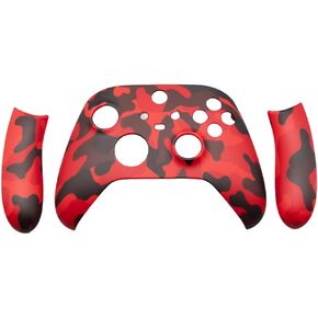 Replacement Housing Shell Case Faceplate + Side Rails Cover Accessories for Xbox Series X/S Wireless Controller - Blue