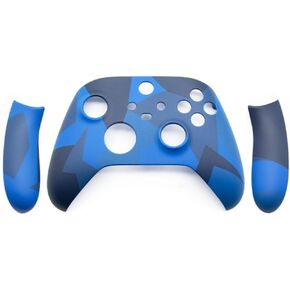Replacement Housing Shell Case Faceplate + Side Rails Cover Accessories for Xbox Series X/S Wireless Controller - Blue