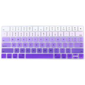 Ombre Blue Keyboard Cover Skin for Magic Wireless Keyboard Ultra Thin Silicone Protector, 2015 US Version (MLA22LL/A)