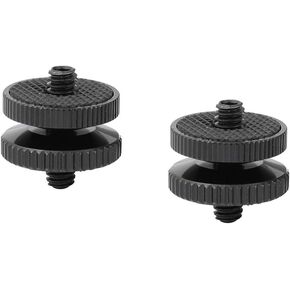 CAMVATE 1/4"-20 Male Thread Screw Double End (2 Pieces) - 2417