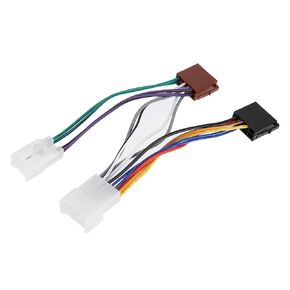 KIMISS Radio Wire Harness Adapter, Car Audio Line Plug Connector Connection Line Interior ISO Wiring Harness Fit for Toyota