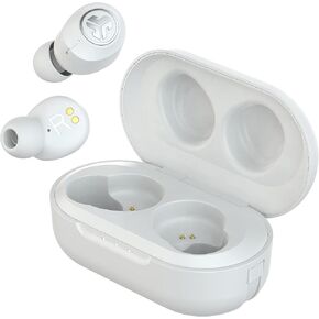 JLab JBuds Air ANC True Wireless Bluetooth Earbuds | White | Active Noise Canceling | Low Latency Movie Mode | Dual Connect | IP55 Sweat Resistance | Custom 3 EQ Sound Settings