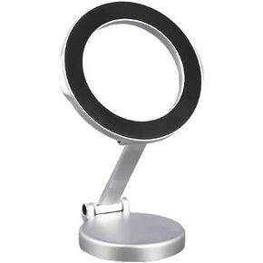 for MagSafe Car Mount, Compatible with MagSafe Car Holder, Foldable Dashboard Magnetic Phone Holder Mount for iPhone 15/14/13/12 Series (Silver)