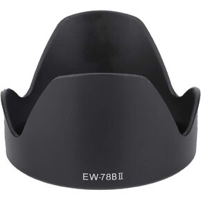 Portable Camera Lens Hood, Plastic Material Flash Photography Lens Hood for Canon EF 28-135mm f/3.5-5.6 is USM Lens
