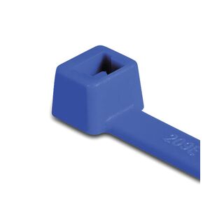 Hellermann Tyton 111-00659 High Temp Cable Tie, 4" Long, 18lb Tensile Strength, ETFE, Blue (Pack of 100)