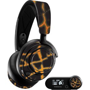 MightySkins Skin Compatible with SteelSeries Arctis Nova Pro - Lava Rock | Protective, Durable, and Unique Vinyl Decal wrap Cover | Easy to Apply, Remove, and Change Styles | Made in The USA