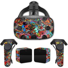 MightySkins Skin Compatible with HTC Vive Full Coverage - Acid Trippy | Protective, Durable, and Unique Vinyl Decal wrap Cover | Easy to Apply, Remove, and Change Styles | Made in The USA