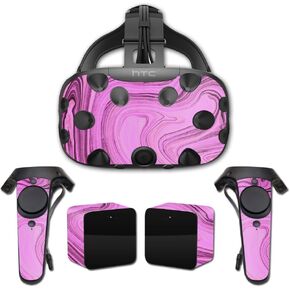 MightySkins Skin Compatible with HTC Vive Full Coverage - Pink Thai Marble | Protective, Durable, and Unique Vinyl Decal wrap Cover | Easy to Apply, Remove, and Change Styles | Made in The USA