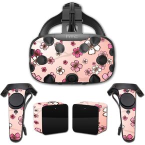 MightySkins Skin Compatible with HTC Vive Full Coverage - Cherry Blossom | Protective, Durable, and Unique Vinyl Decal wrap Cover | Easy to Apply, Remove, and Change Styles | Made in The USA