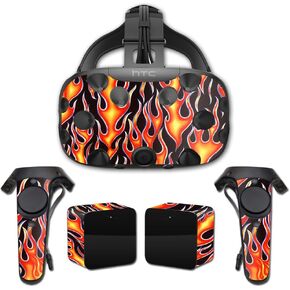 MightySkins Skin Compatible with HTC Vive Full Coverage - Hot Flames | Protective, Durable, and Unique Vinyl Decal wrap Cover | Easy to Apply, Remove, and Change Styles | Made in The USA