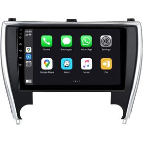 SYGAV Car Stereo for 2015 2016 2017 Toyota Camry Radio Wireless Carplay 10.2 Inch Touch Screen GPS Navigation Android Head Unit