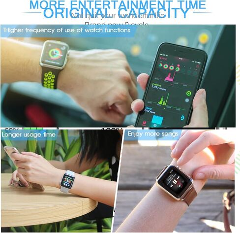 استبدال البطارية لساعة Apple Series 8 41 مم A2810 A2770 A2772 A2773 A2857 لبطارية IWatch الجيل الثامن ذات السعة القياسية تتضمن مجموعة أدوات إصلاح كاملة (ليست لـ 45 مم) in Saudi Arabia