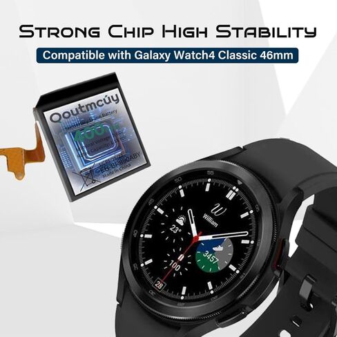 بطارية بديلة EB-BR890ABY لساعة Samsung Galaxy Watch4 Classic SM-R890 SM-R895 (46 ملم)/Galaxy Watch4 SM-R870 SM-R875 SM-R875U (44 ملم) مع مجموعة أدوات إصلاح احترافية (400𝒎𝑨𝒉/3.88𝑽) in Kuwait
