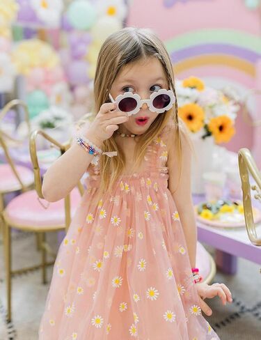 AGQT Baby Girls Tulle Tutu Dress Toddler Princess Birthday Dresses, 9M-4T | Summer Ruffle Sleeve A Line Fancy Cake Smash Outfit, Fairy Formal Party Gowns for Photoshoot, Wedding, Flower Sundress in Saudi Arabia