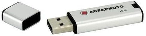 محرك أقراص فلاش USB عالي السرعة بسعة 16 جيجابايت من AgfaPhoto - متوافق مع نظامي التشغيل Windows وiOS - حل تخزين محمول لنقل البيانات والنسخ الاحتياطي ومشاركة الملفات - شريحة ذاكرة USB مدمجة in Kuwait
