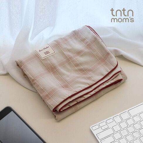 TNTN MOM'S tntnmom's Anti-Radiation Aura Blanket (Pink Check) with Pouch in Saudi Arabia