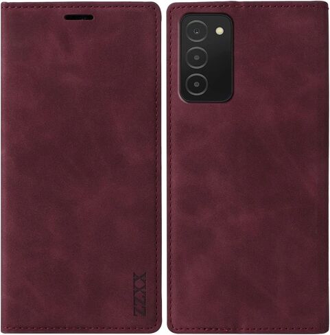 ZZXX Samsung Galaxy A03S Case Wallet with [RFID Blocking] Card Slot Photo Fram Kickstand Magnetic Soft Leather Flip Fold Case for Samsung Galaxy A03S Wallet Case(Black) in Saudi Arabia