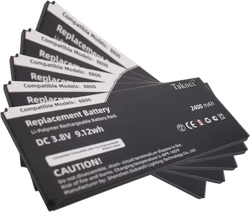 CP-BATT-8821 Replacement (5-Pack) Battery for Cisco 8821, CP-8821-EX-K9-BUN, CP-8821-K9-BUN, Wireless IP Phone 8821, 3.8V 2400mAh in Kuwait