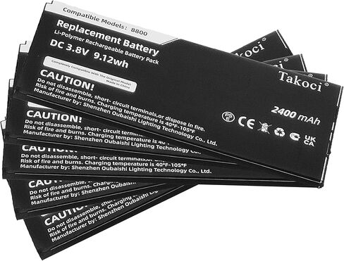 CP-BATT-8821 Replacement (5-Pack) Battery for Cisco 8821, CP-8821-EX-K9-BUN, CP-8821-K9-BUN, Wireless IP Phone 8821, 3.8V 2400mAh in Kuwait