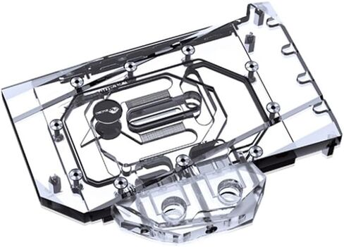 GPU Waterblock - for Gigabyte GeForce RTX 4060 Ti Gaming OC 16G & RTX 4060 Ti Gaming OC 8G, PC GPU Water Liquid Cooling Block Cooler with Backplate (5V ARGB RBW Aura Effect LED Lights GPU Block) in Saudi Arabia