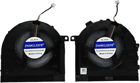 Replacement New CPU+GPU Cooling Fan for Lenovo IdeaPad Gaming 3-15ACH6 3-15IHU6 82K2 BAPB0809R5HHY002 BAPB0809R5HY001 FNLY DFS5K12B159A1H FNLX DFS5M325063B1H DV5V 0.50A in Saudi Arabia