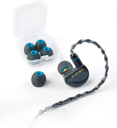 24 PCS/12 Pairs Ear bud Rubber Tips, Replacement Silicone Earbud Tips, iem Ear tips for kz zs10 pro, zs10 pro x,zsn pro x, zsn pro, castor, edx pro, zar, zst, dqs, as24, edx, pr2, zas(blue gray,S/M/L) in Saudi Arabia