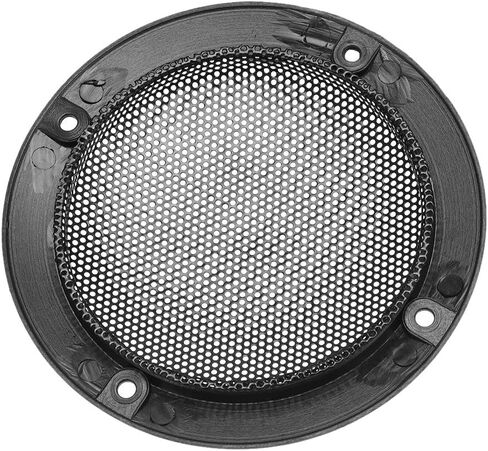 uxcell Speaker Grill Cover 4 Inch Mesh Decorative Circle Subwoofer Guard Protector Black in Saudi Arabia