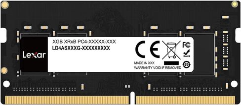 Lexar 16GB Single DDR4 UDIMM RAM 3200MT/s CL22 288-Pin Desktop Memory, Black (LD4AU016G-B3200GSST) in Saudi Arabia