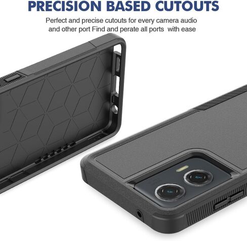 for Motorola Moto G Stylus 5G 2024 Case with Tempered Glass Screen Protector,Dual Layer Heavy Duty Cell Phone Cover Tough Rugged Bumper Shockproof Protective Case Cover (Mint Green) in Saudi Arabia