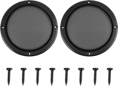X AUTOHAUX 2pcs Grill Cover 5" Mesh Protector Car Speaker Cover Woofer Subwoofer Grill in Saudi Arabia