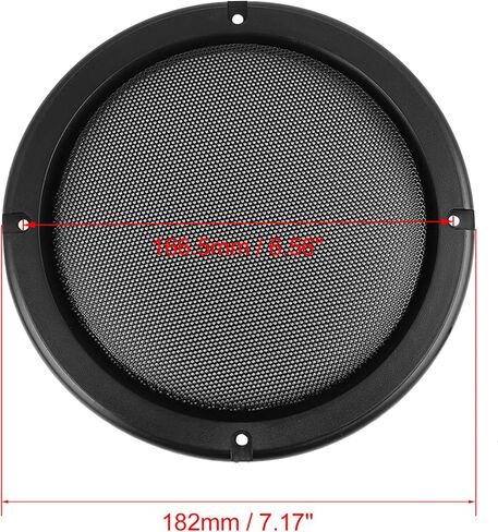 X AUTOHAUX 2pcs Grill Cover 5" Mesh Protector Car Speaker Cover Woofer Subwoofer Grill in Saudi Arabia