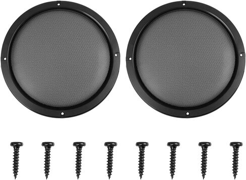X AUTOHAUX 2pcs Grill Cover 5" Mesh Protector Car Speaker Cover Woofer Subwoofer Grill in Saudi Arabia