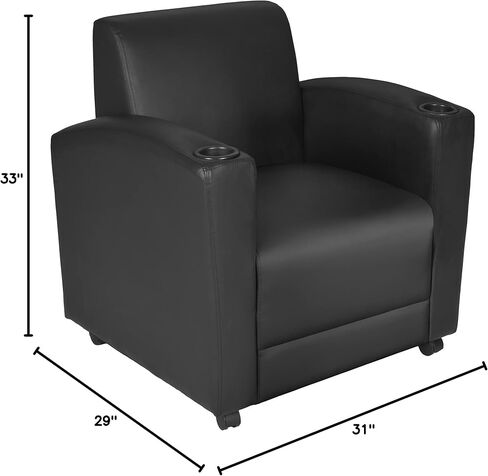 ذراع الكمبيوتر اللوحي ريجنسي نوفا، كرسي صالة، أسود in Kuwait