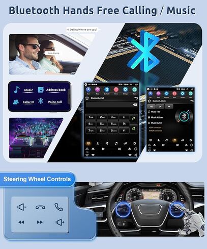 【2+64G】 لسيارة Toyota RAV4 2013-2018 (Auto A/C) راديو السيارة Android مع Carplay اللاسلكي Android Auto، شاشة لمس 9.7 بوصة تدعم البلوتوث، GPS، WiFi، FM، صوت HiFi، SWC، كاميرا احتياطية عالية الدقة in Saudi Arabia