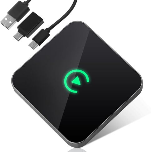 Wireless CarPlay Adapter 2024 Upgrade, Converting Wired CarPlay to Wireless Control, Plug and Play car Wireless Adapter, Suitable for Cars, Android and Apple iPhone iOS 10+ in Saudi Arabia