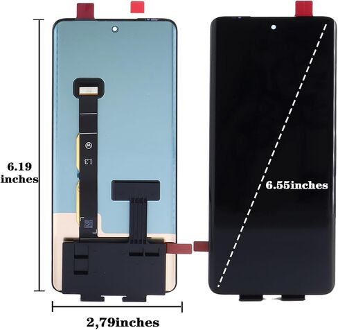 for Motorola Moto Edge 40/Edge 40 Neo XT2307-1 XT2303 XT2307 LCD Display Screen Touch Digitizer Assembly Display Replacement Edge 2023 6.55“ in Saudi Arabia