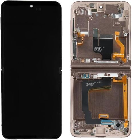 Original Screen for Samsung Galaxy Z Flip 4 Inner Foldable Screen Replacement for Galaxy Z Flip 4 5G LCD Screen SM-F721B Touch Display Digitizer Assembly Repair Parts (Blue with Frame)(US Version) in Saudi Arabia
