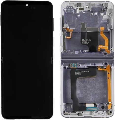 Original Screen for Samsung Galaxy Z Flip 4 Inner Foldable Screen Replacement for Galaxy Z Flip 4 5G LCD Screen SM-F721B Touch Display Digitizer Assembly Repair Parts (Blue with Frame)(US Version) in Saudi Arabia