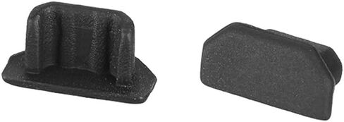 uxcell 20pcs Silicone Micro USB Cap Port Cover Anti Dust Protector 6.5mmx2.3mm Black in Saudi Arabia