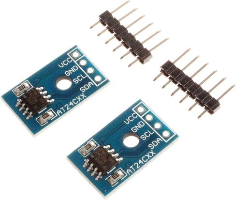 NOYITO AT24C256 EEPROM Memory Module IIC I2C Interface - MCU Development Accessories (Pack of 2) blue in Saudi Arabia