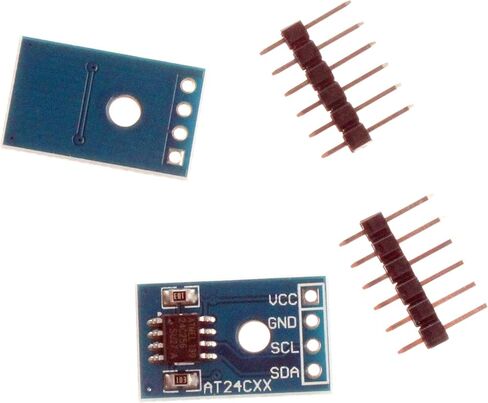 NOYITO AT24C256 EEPROM Memory Module IIC I2C Interface - MCU Development Accessories (Pack of 2) blue in Saudi Arabia