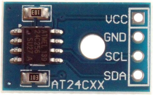 NOYITO AT24C256 EEPROM Memory Module IIC I2C Interface - MCU Development Accessories (Pack of 2) blue in Saudi Arabia