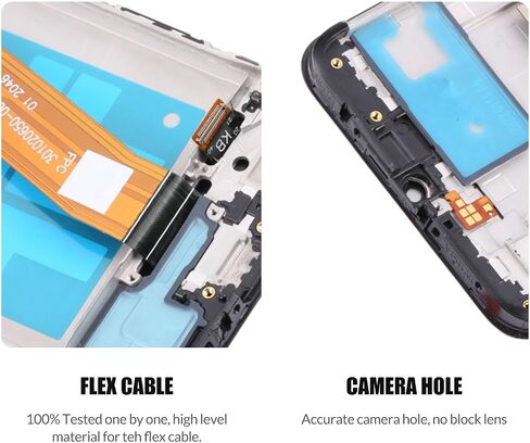 بديل لشاشة LCD Samsung Galaxy A03 مع إطار لهاتف Samsung A035F A035F/DS A035M مجموعة محول رقمي لشاشة تعمل باللمس شاشة LCD مع طقم إصلاح in Saudi Arabia