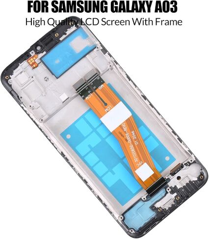 بديل لشاشة LCD Samsung Galaxy A03 مع إطار لهاتف Samsung A035F A035F/DS A035M مجموعة محول رقمي لشاشة تعمل باللمس شاشة LCD مع طقم إصلاح in Saudi Arabia
