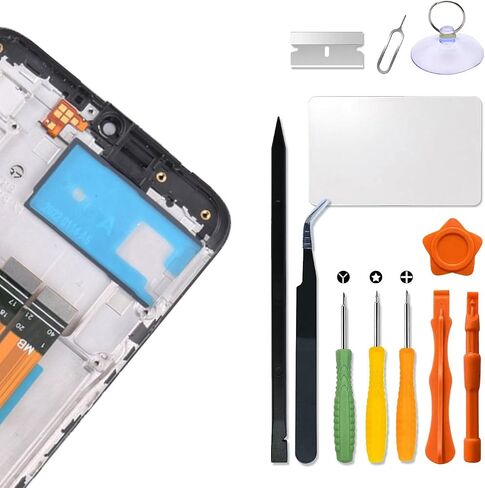 بديل لشاشة LCD Samsung Galaxy A03 مع إطار لهاتف Samsung A035F A035F/DS A035M مجموعة محول رقمي لشاشة تعمل باللمس شاشة LCD مع طقم إصلاح in Saudi Arabia